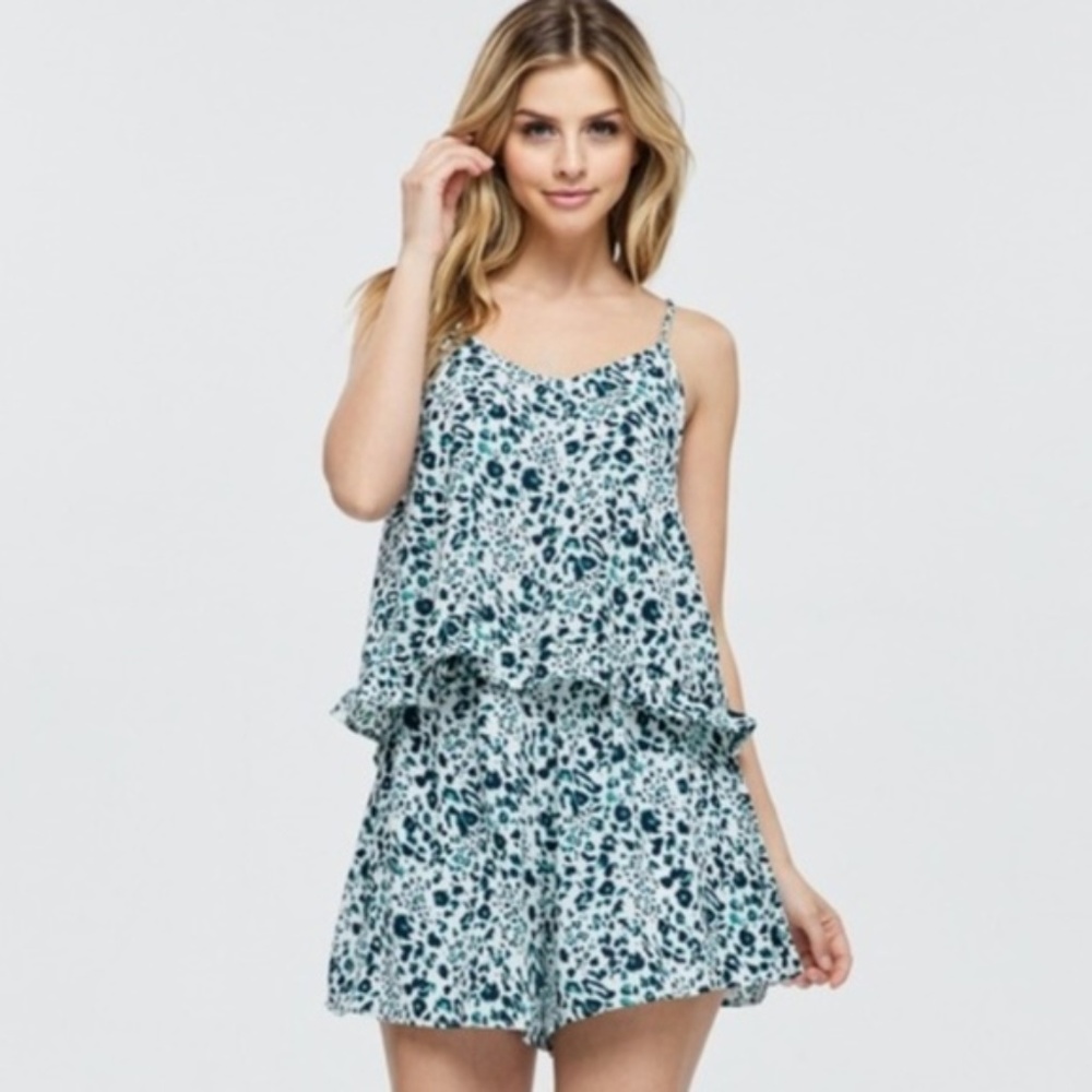Leopard Print Short & Tank Set